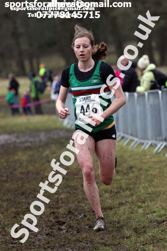 Senior women, 2018 Northern Cross Country Champs., Harewood House, Leeds. Photo: David T. Hewitson/Sports for All Pics